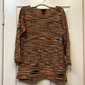 New Direction lightweight “hues of Sunset” Sweater S